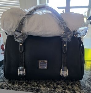 SOLD ! Dooney & Bourke Small Pebble Grain Satchel | Color: Black Black